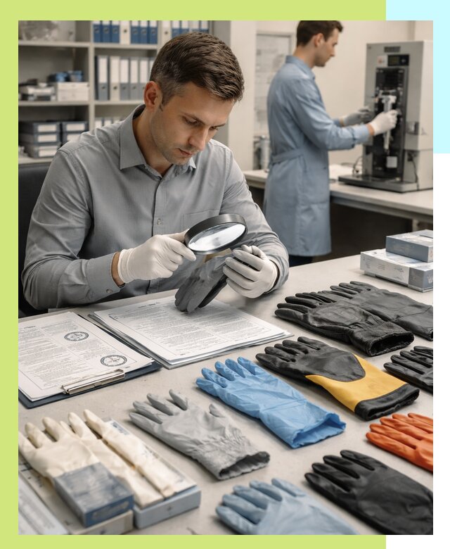 Сертификация перчаток и средств защиты продукции в Миассе