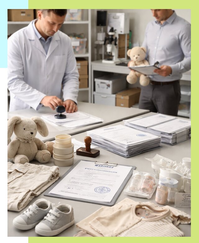 Сертификация детских товаров в Миассе от 15255 р. | Алешин-Мсс