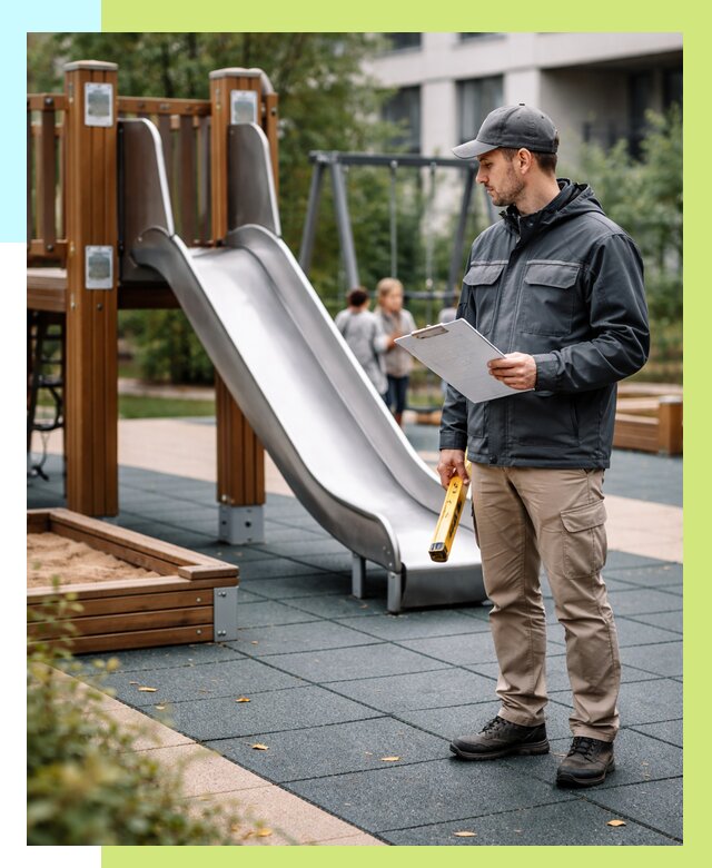 Сертификация детских площадок в Миассе от 25425 р. | Алешин-Мсс