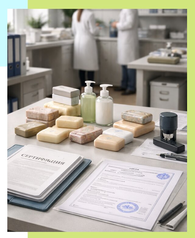 Сертификация мыла и сертификат на мыло в Миассе от 12204 | Алешин-Мсс