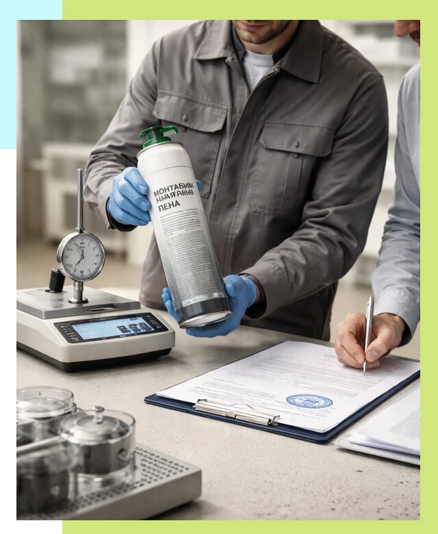 Сертификация монтажной пены в Миассе от 15255 р. | Алешин-Мсс