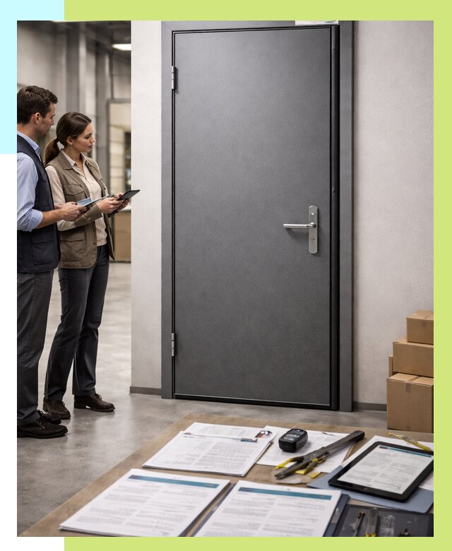 Сертификация противопожарных дверей в Миассе от 9153 р. | Алешин-Мсс