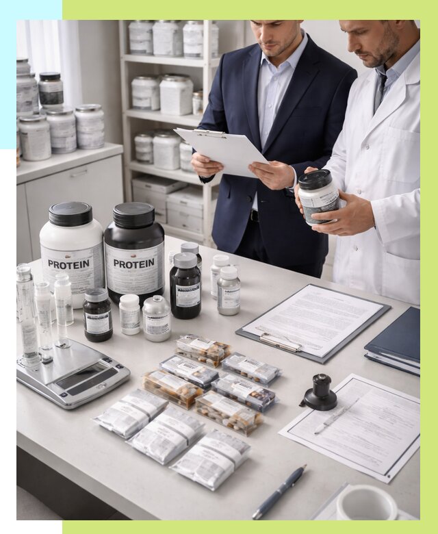 Сертификация спортивного питания в Миассе от 15255 р., Алешин-Мсс