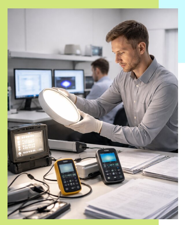 Сертификация светильников в Миассе: испытания и оформление