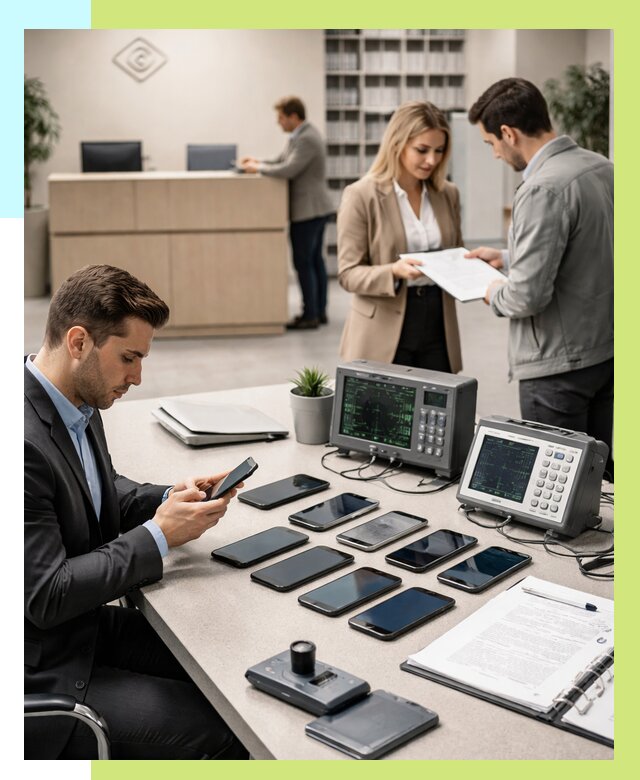 Сертификация телефонов в Миассе от 25425 р. под ключ | Алешин-Мсс