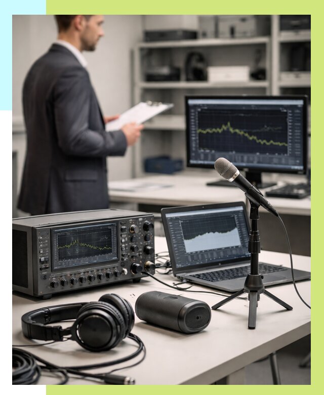 Сертификация аудиотехники в Миассе от 15255 р., Алешин-Мсс