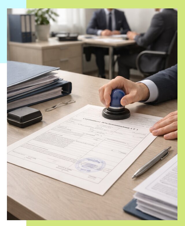 Сертификат происхождения СТ 1 в Миассе от 4577 р. | Алешин-Мсс