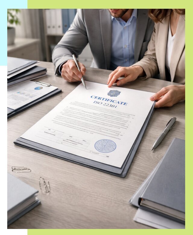 Сертификат ISO 22301 в Миассе от 45765 р. | Алешин-Мсс срочно