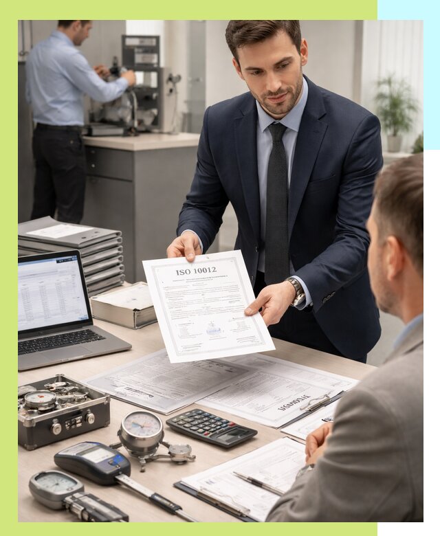 Выдача сертификата ISO 10012 по требованиям метрологии в Миассе